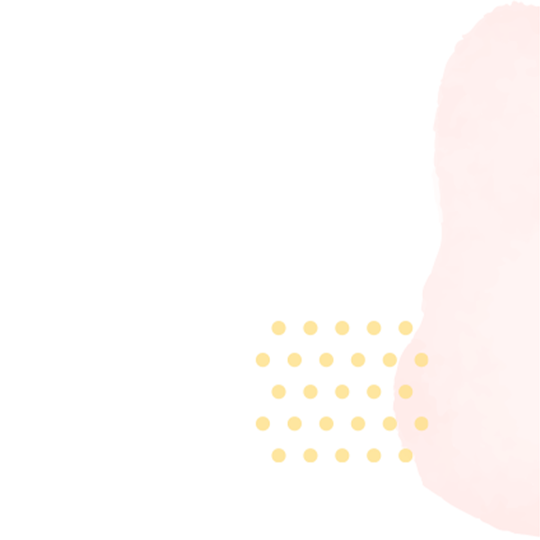 装飾(ピンクの円とドット柄)