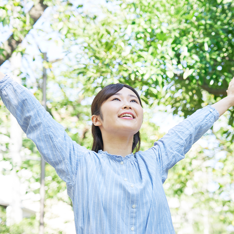 施術完了後の様子