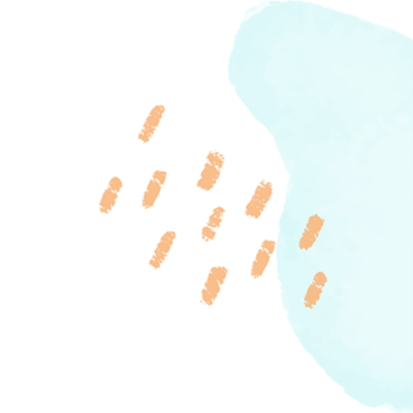 装飾（オレンジの斜線）